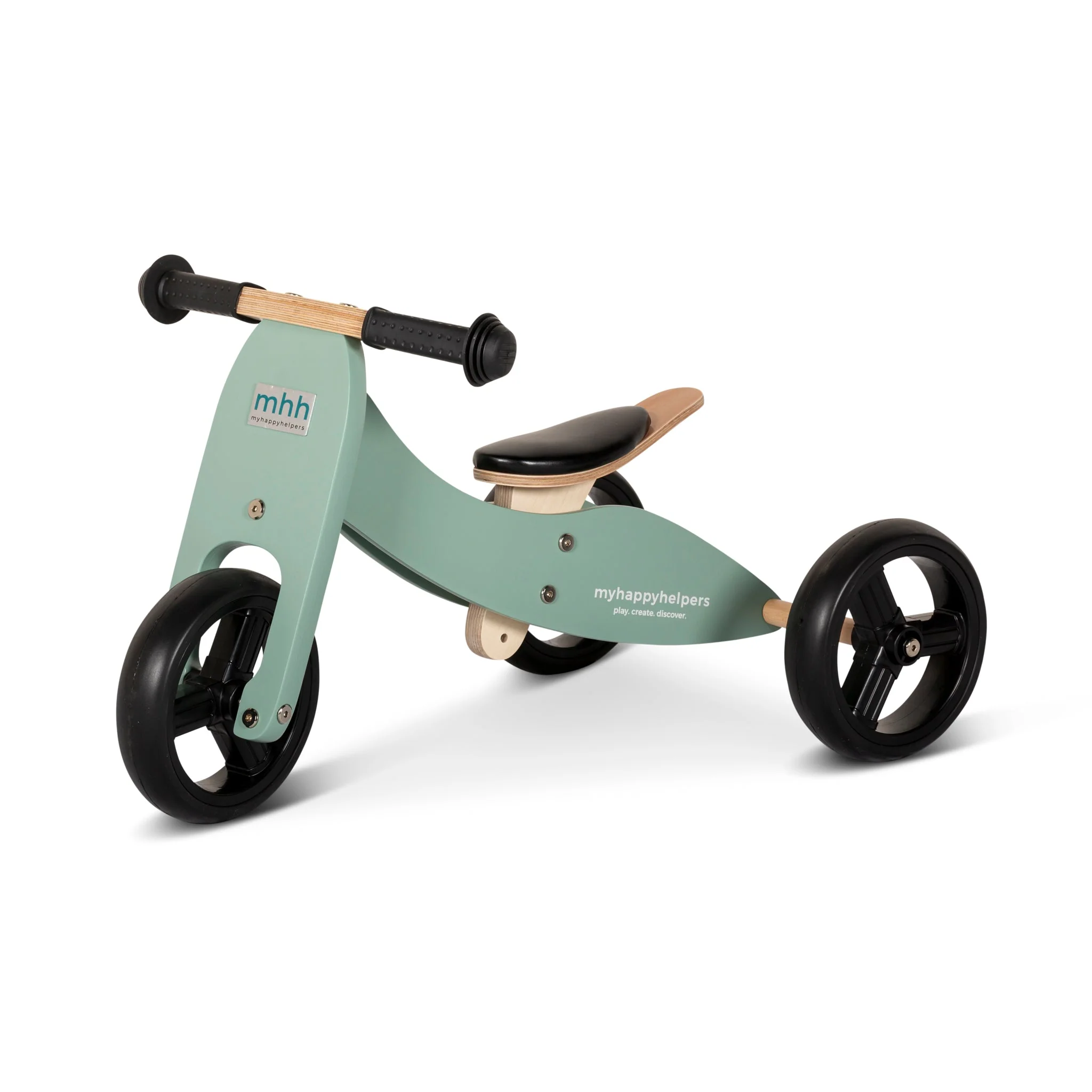 2 in 1 Mini Trike / Balance Bike - Sage Green - Image 6