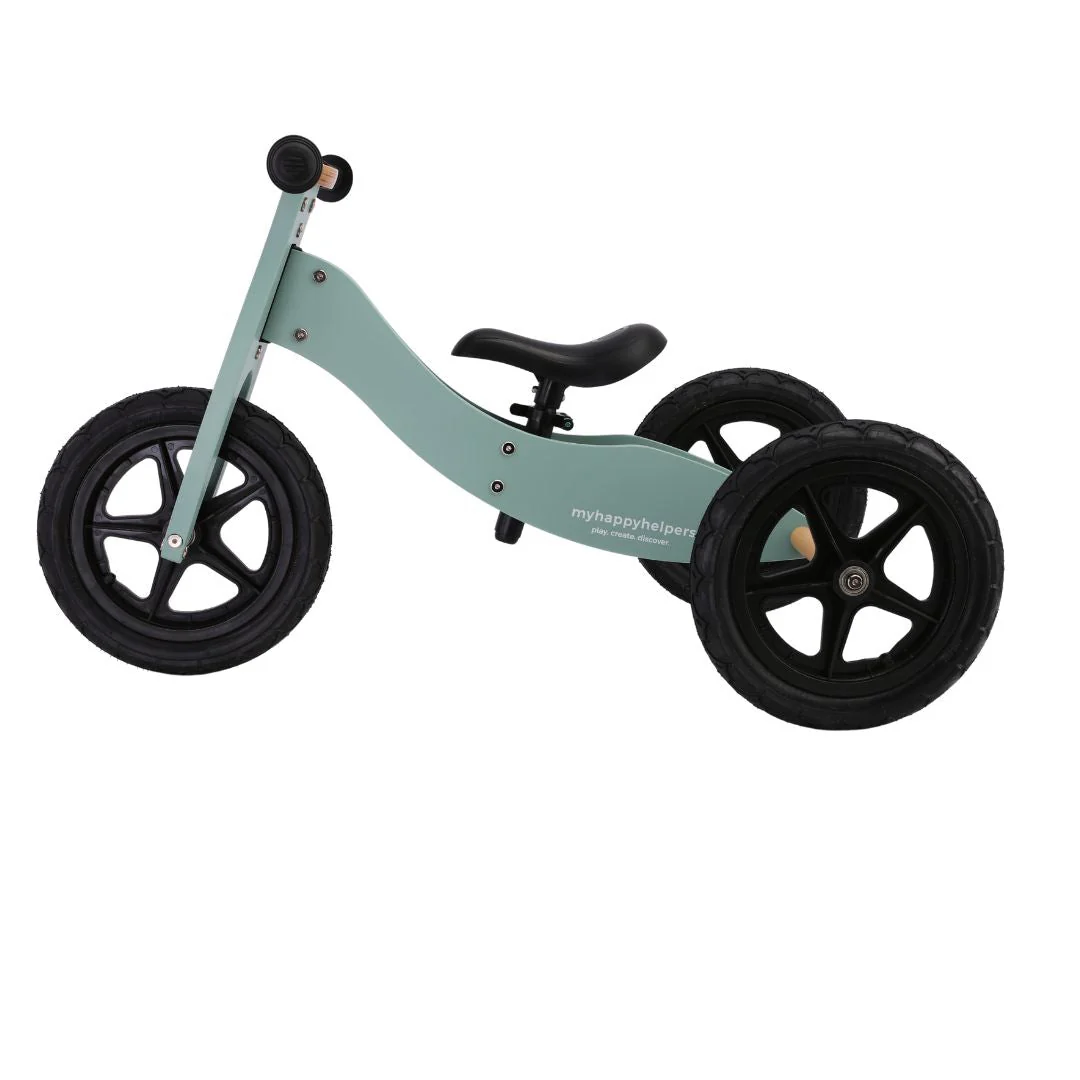 2 in 1 Trike / Balance Bike - Sage Green - Image 4