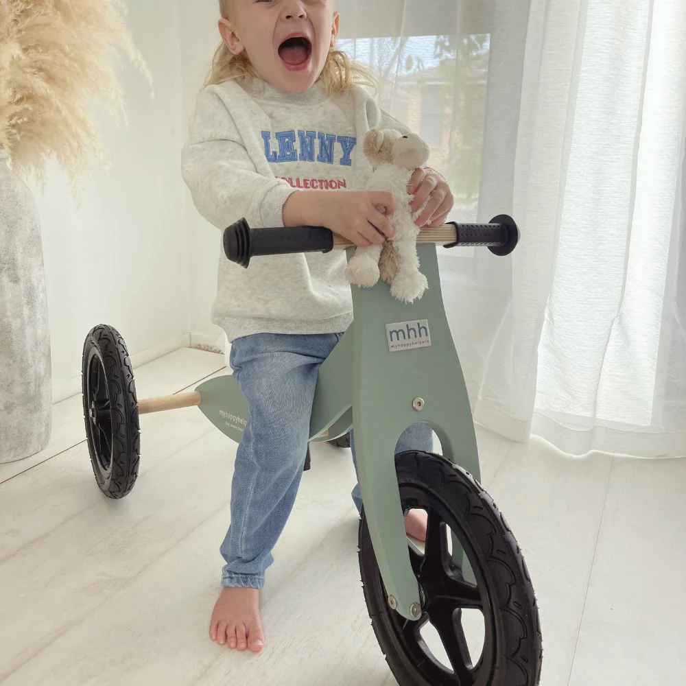 2 in 1 Trike / Balance Bike - Sage Green - Image 6