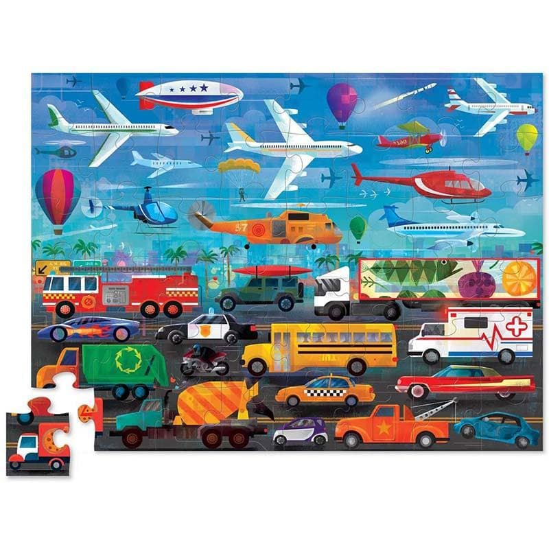 Above & Below - Things That Go - 48pc Puzzle - Image 2