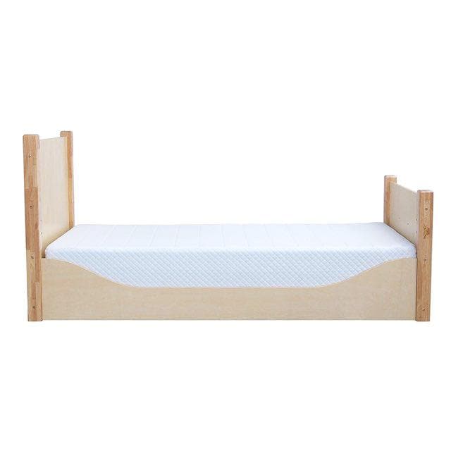 Adjustable Floor Bed- Varnished Birch - Image 5