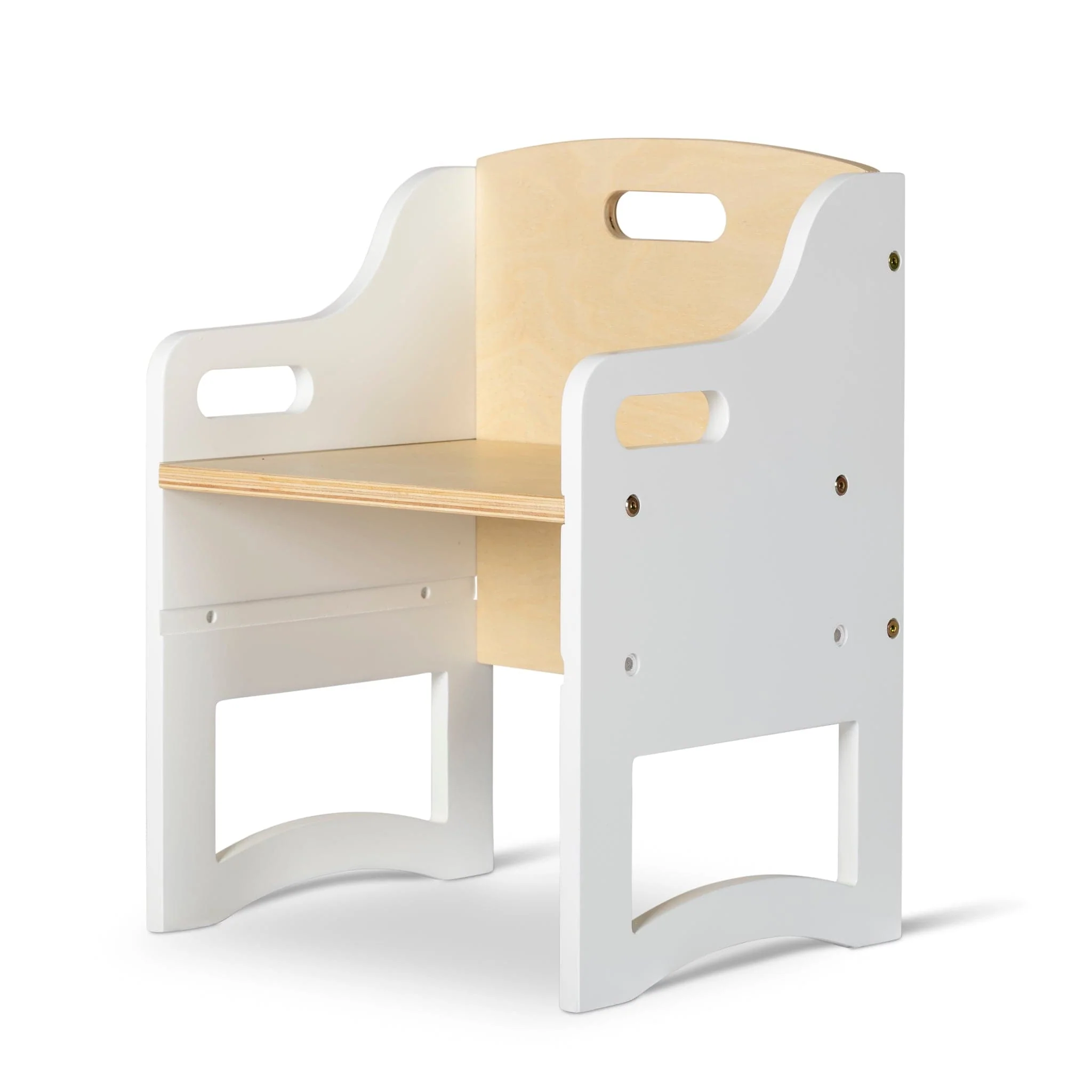 Aspire Montessori Table & 4 Chairs - White & Varnish - Image 4