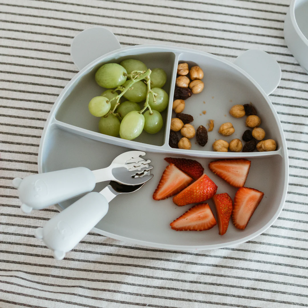 Bear Shaped Dinner Set Storm Grey - Image 3
