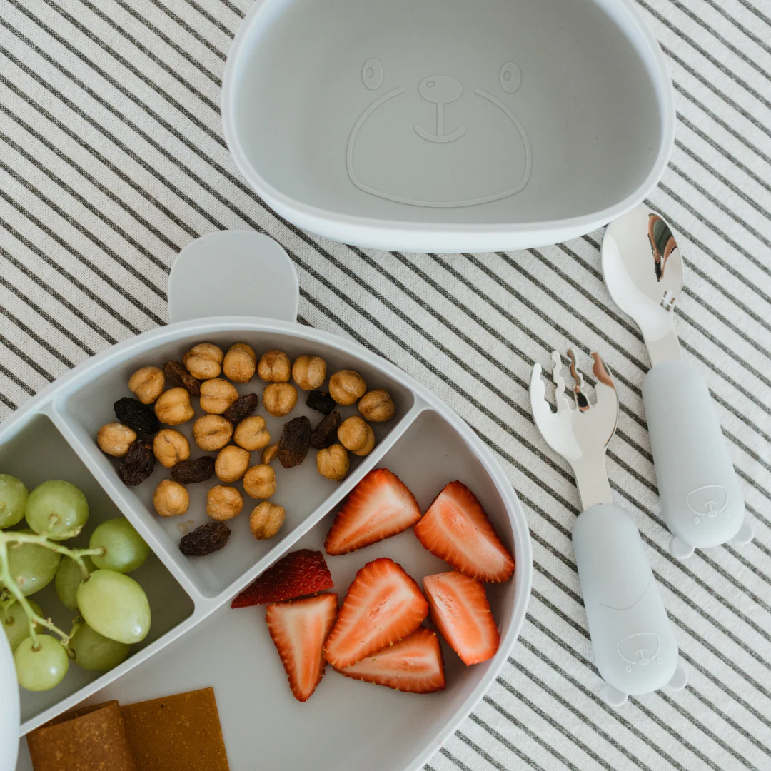 Bear Shaped Dinner Set Storm Grey - Image 6