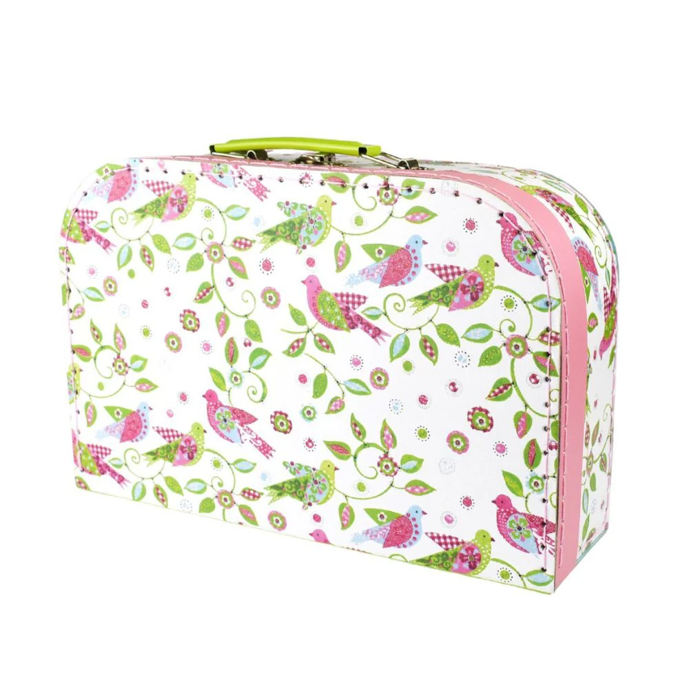 Bird Tin Tea Set in Suitcase - Image 4