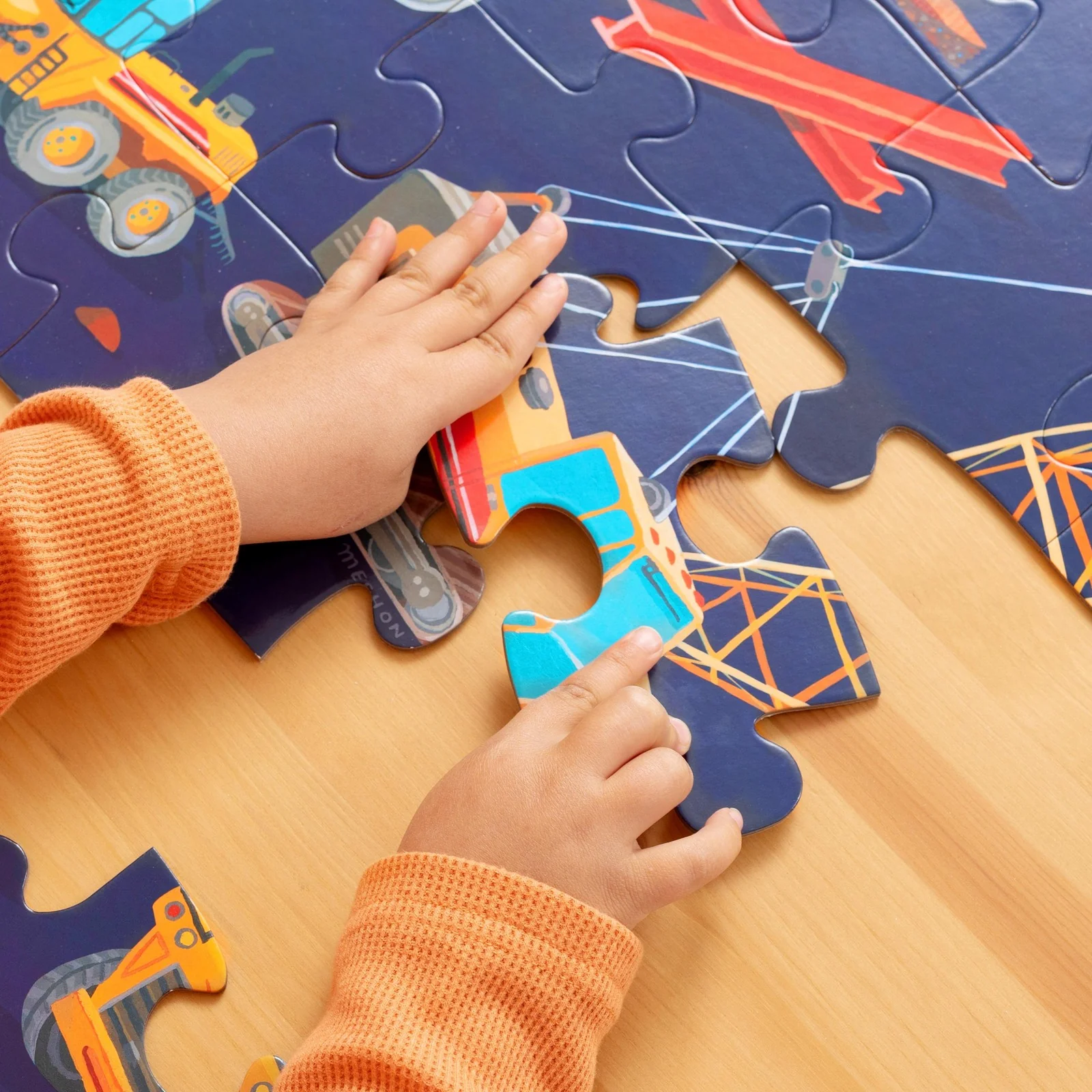 Classic Floor Puzzle - 36 pc - Construction Zone - Image 2