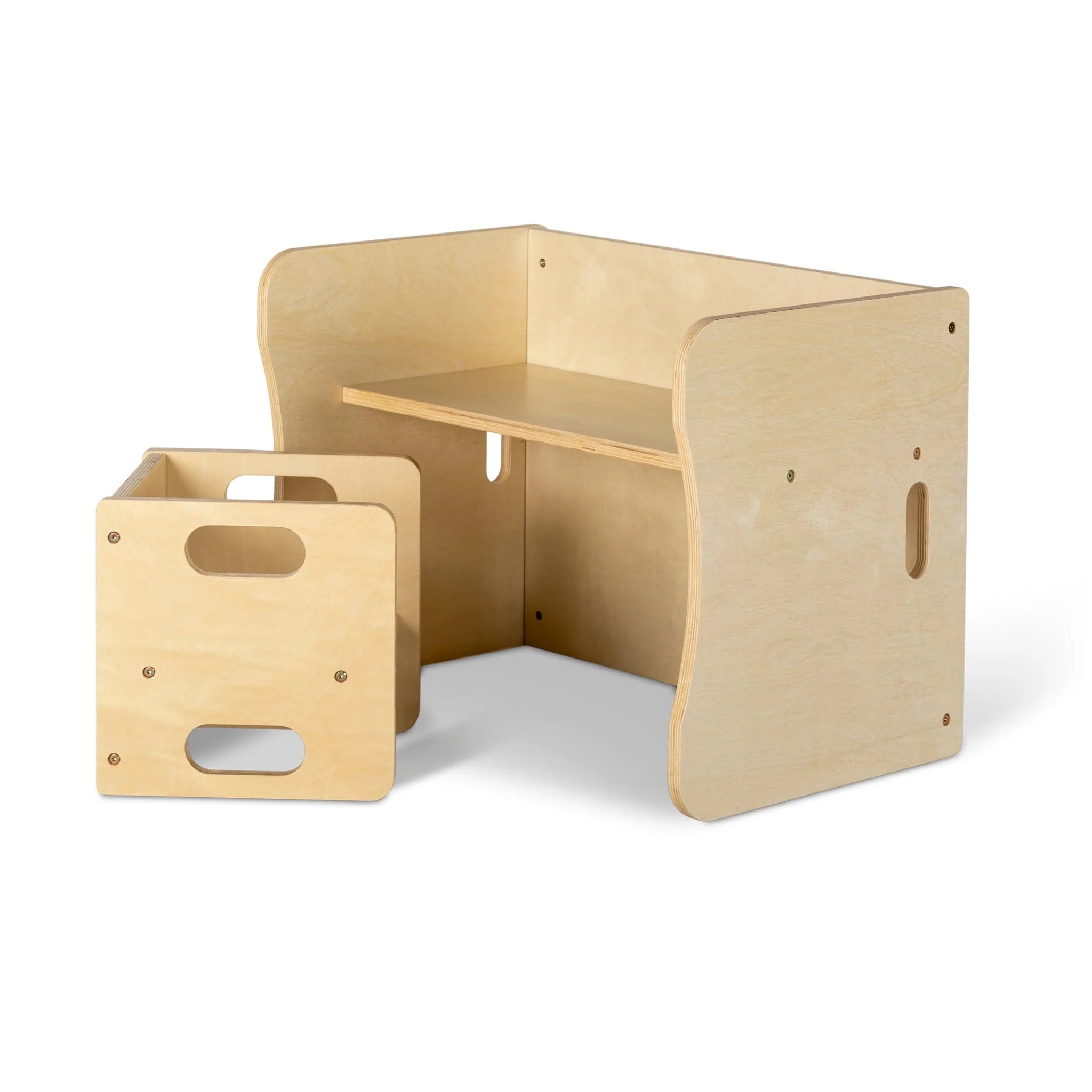 Cube Weaning Table - Varnished - Image 4