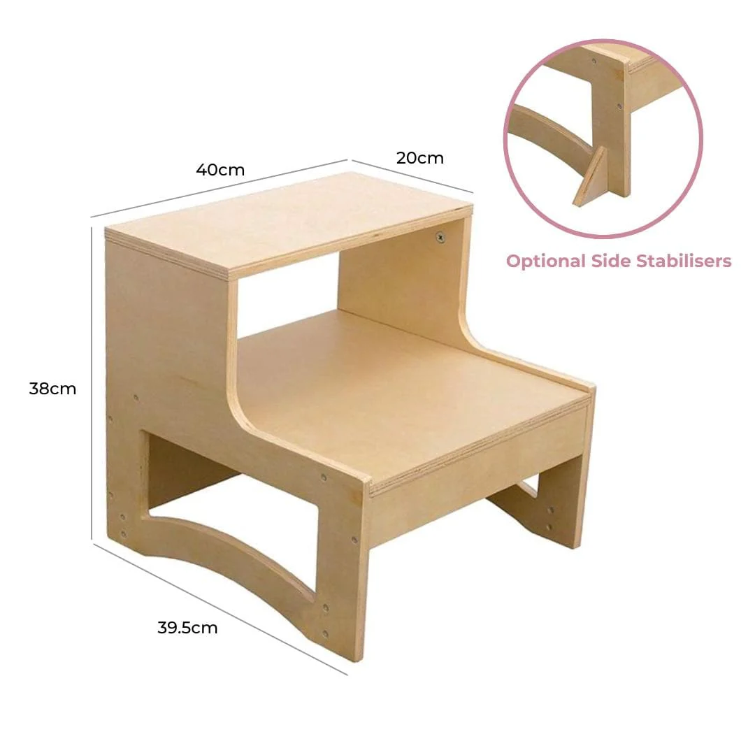 Elevate Step Stool - Varnished Birch - Image 3