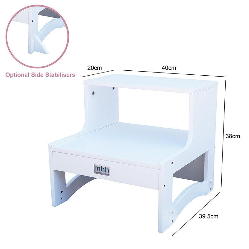 Elevate Step Stool - White - Image 3