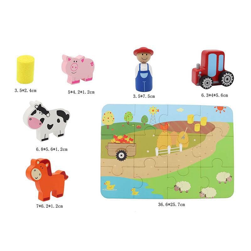 Farm Playset in Tin Case - Image 2