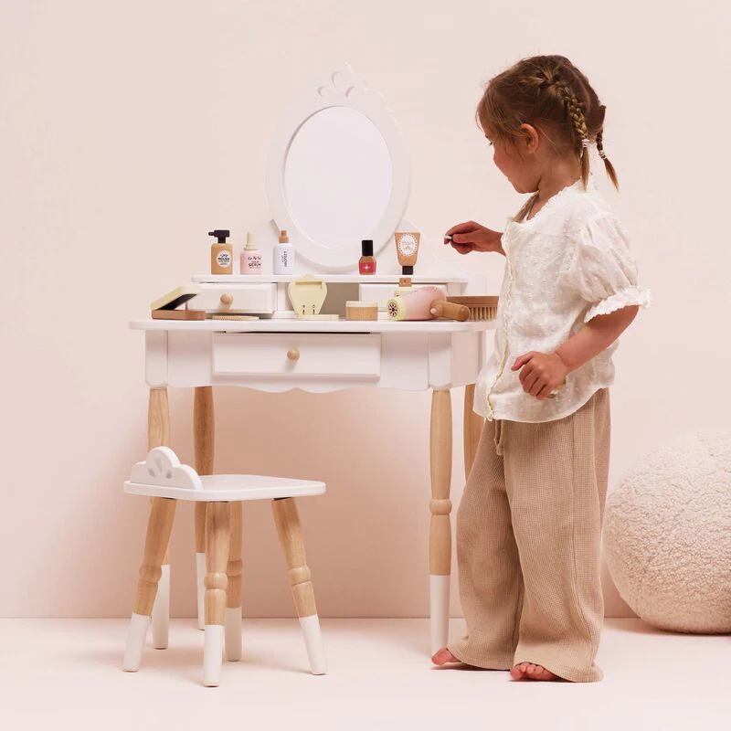 Dressing-up Vanity Table & Stool - Image 3