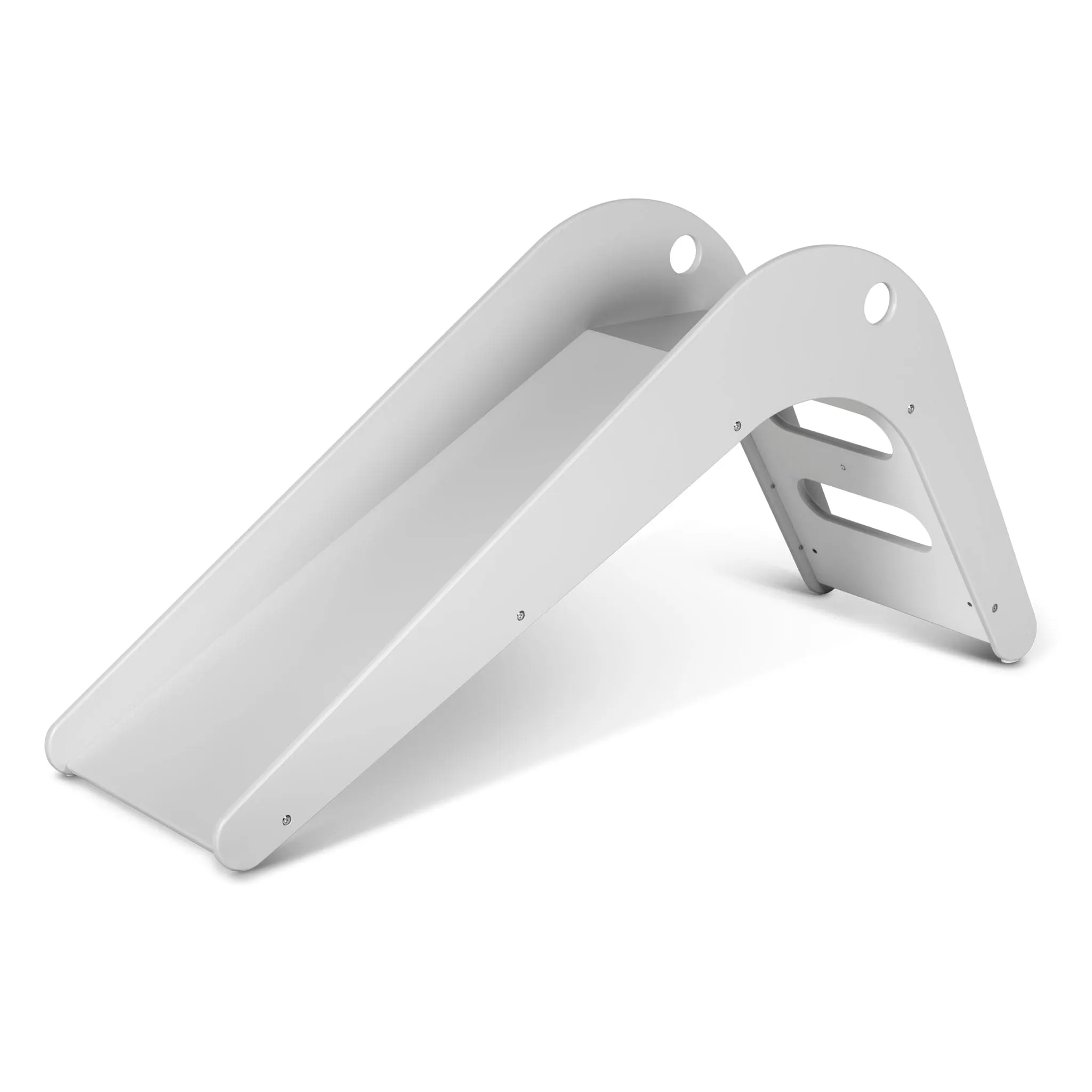 Indoor Wooden Slide- Grey