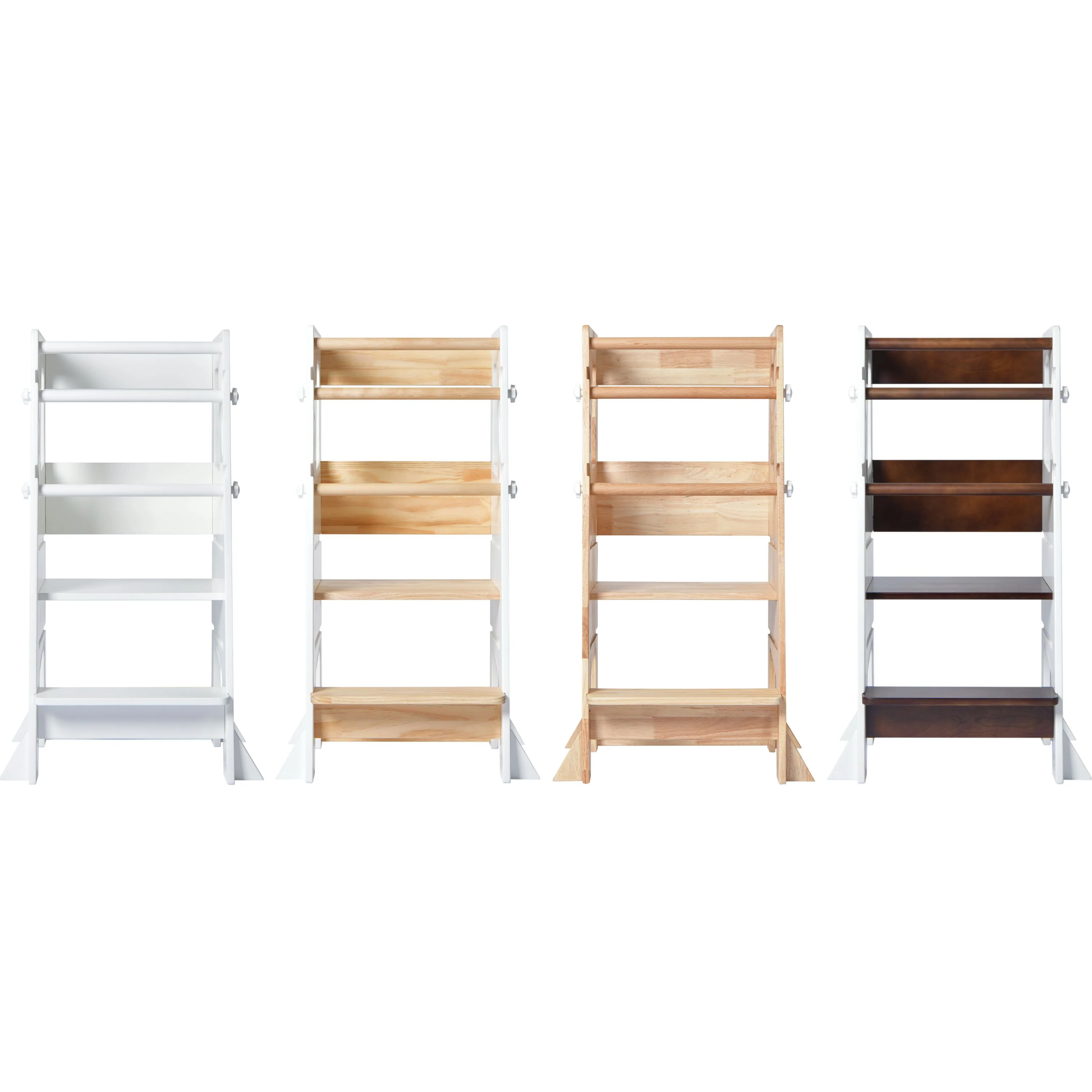 Little Risers Learning Tower - White Walnut with Magnetic White Board - Image 5