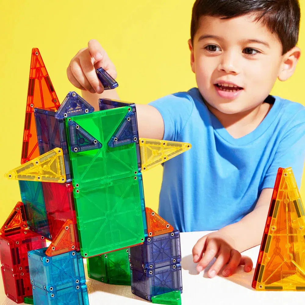 MAGNA-TILES® Combo 62-Piece Magnetic Construction Set - Image 3