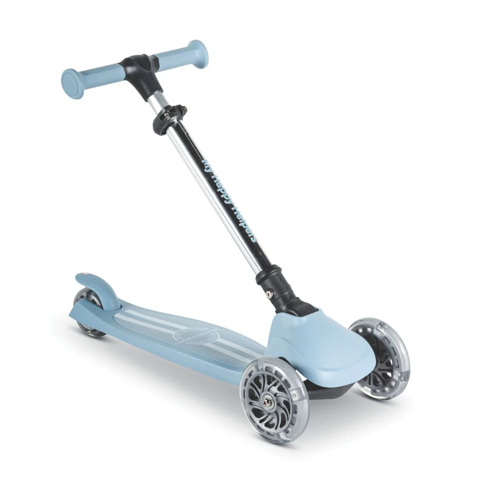 MHH 3 Wheel Folding Scooter - Slate Blue - Image 3