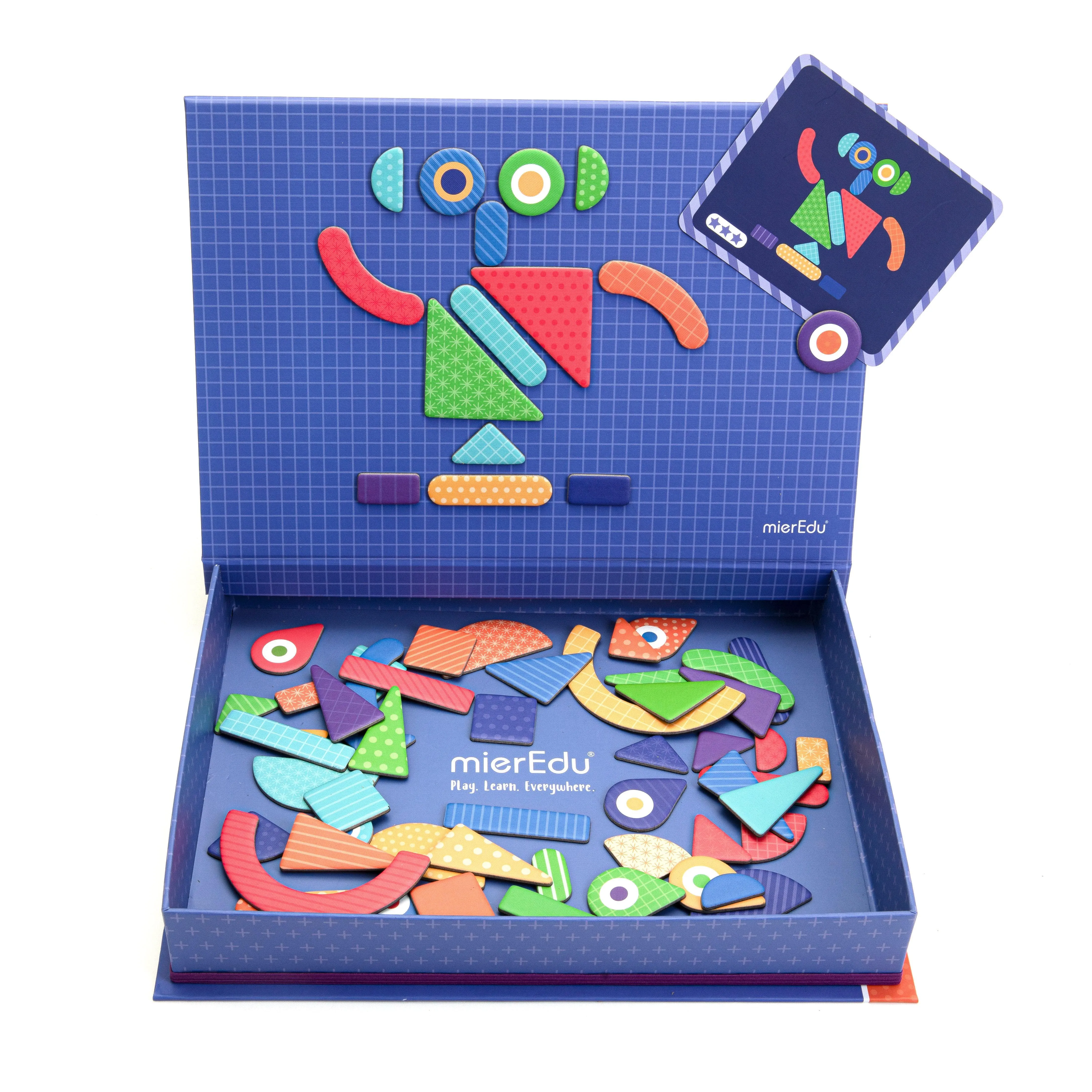 Mier Edu Magnetic Art Case - Shapes - Image 5