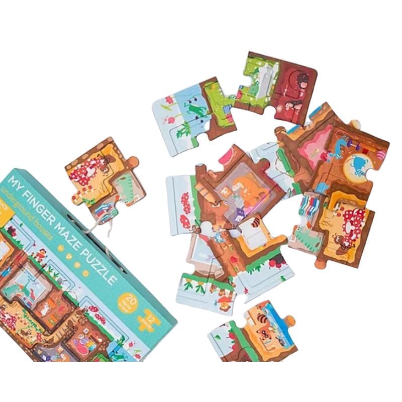 My Finger Maze Puzzle - Underground Houses - Image 3
