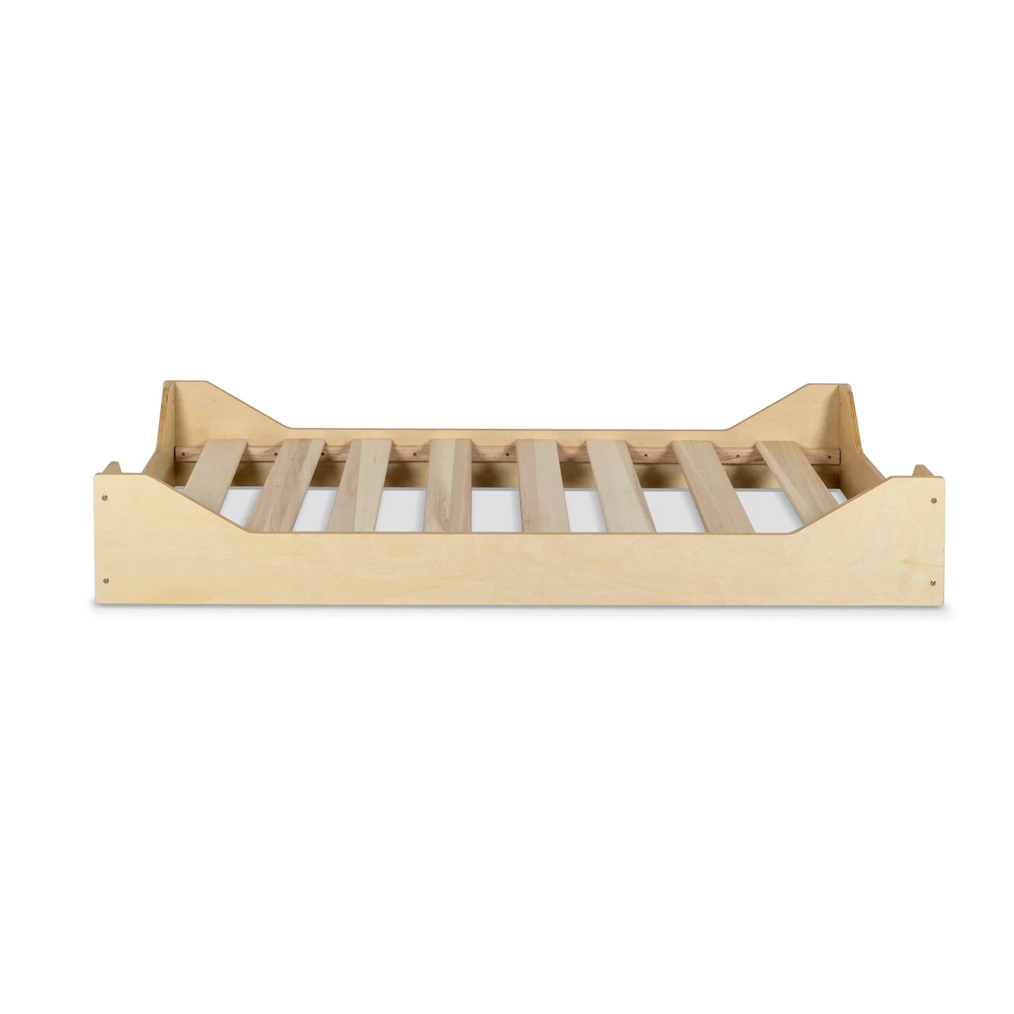 My First Monti Floor Bed- Varnished Birch - Image 7