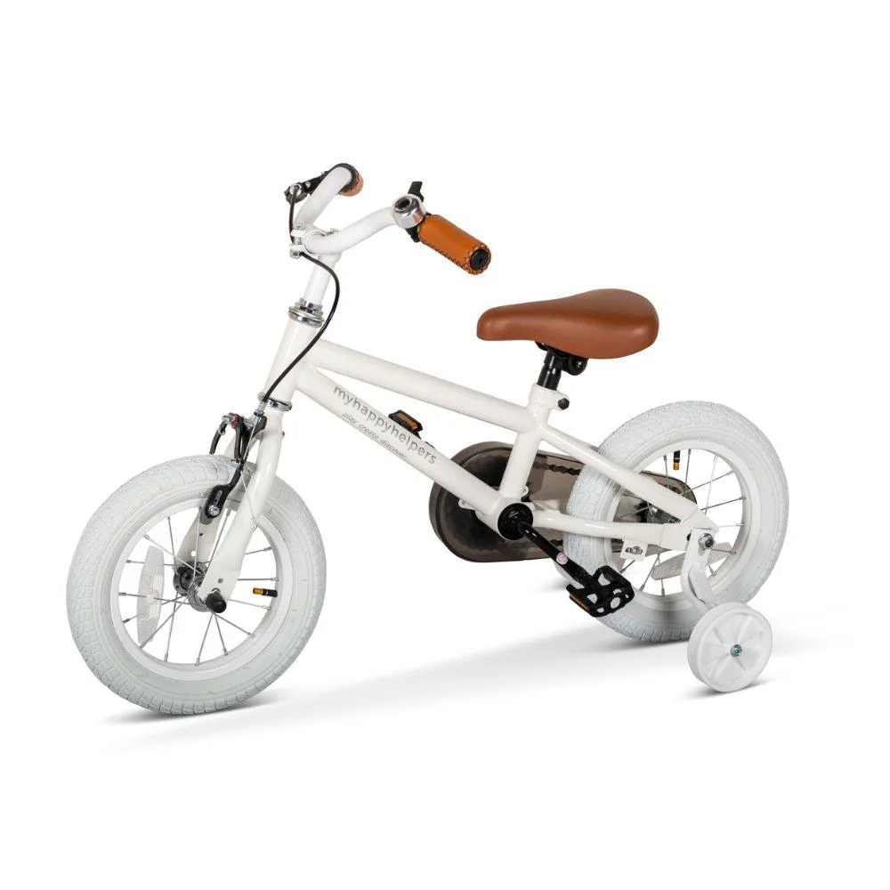 Pedal and Ride Steel Bike Bundle - Snow White - Image 2