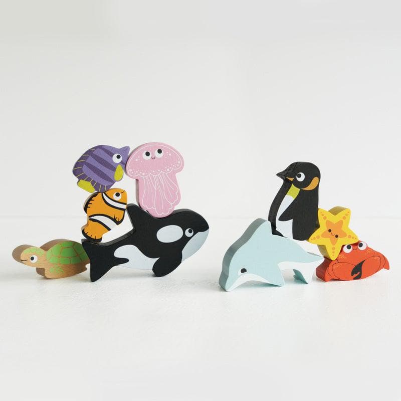 Petilou Ocean Stacking Animals & Bag - Image 3
