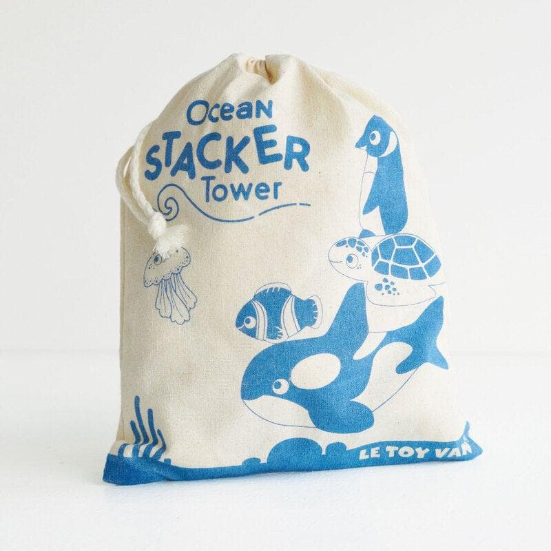 Petilou Ocean Stacking Animals & Bag - Image 6