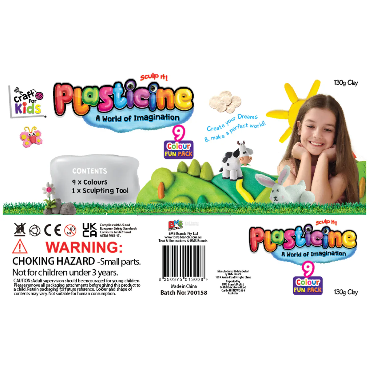 Plasticine 9 Pack Plus Tool - Image 2