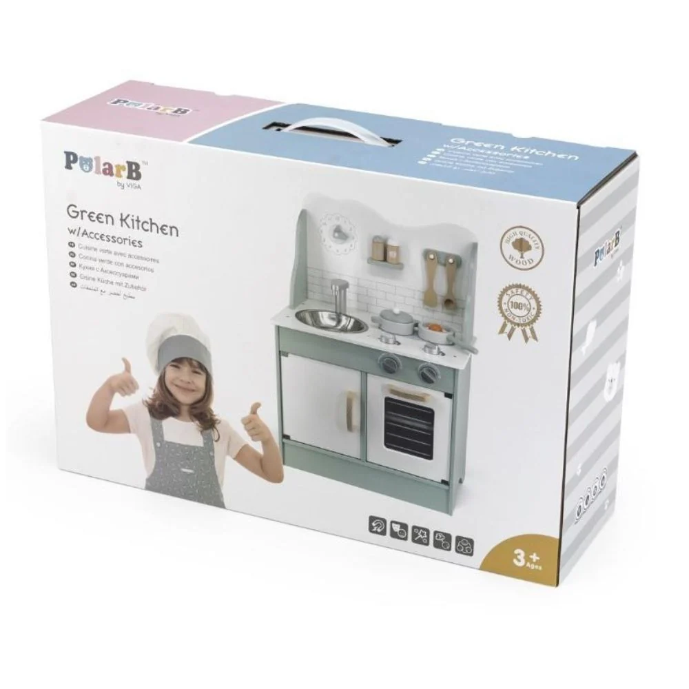 PolarB - Green Kitchen with Accessories - Image 3
