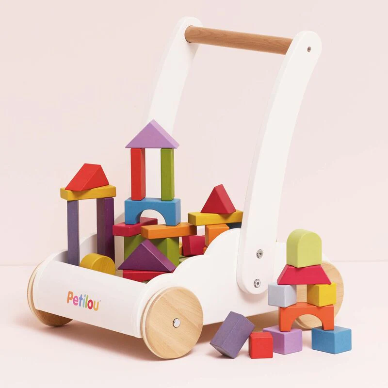 Rainbow Baby Walker & Puzzle - 45 Blocks - Image 4