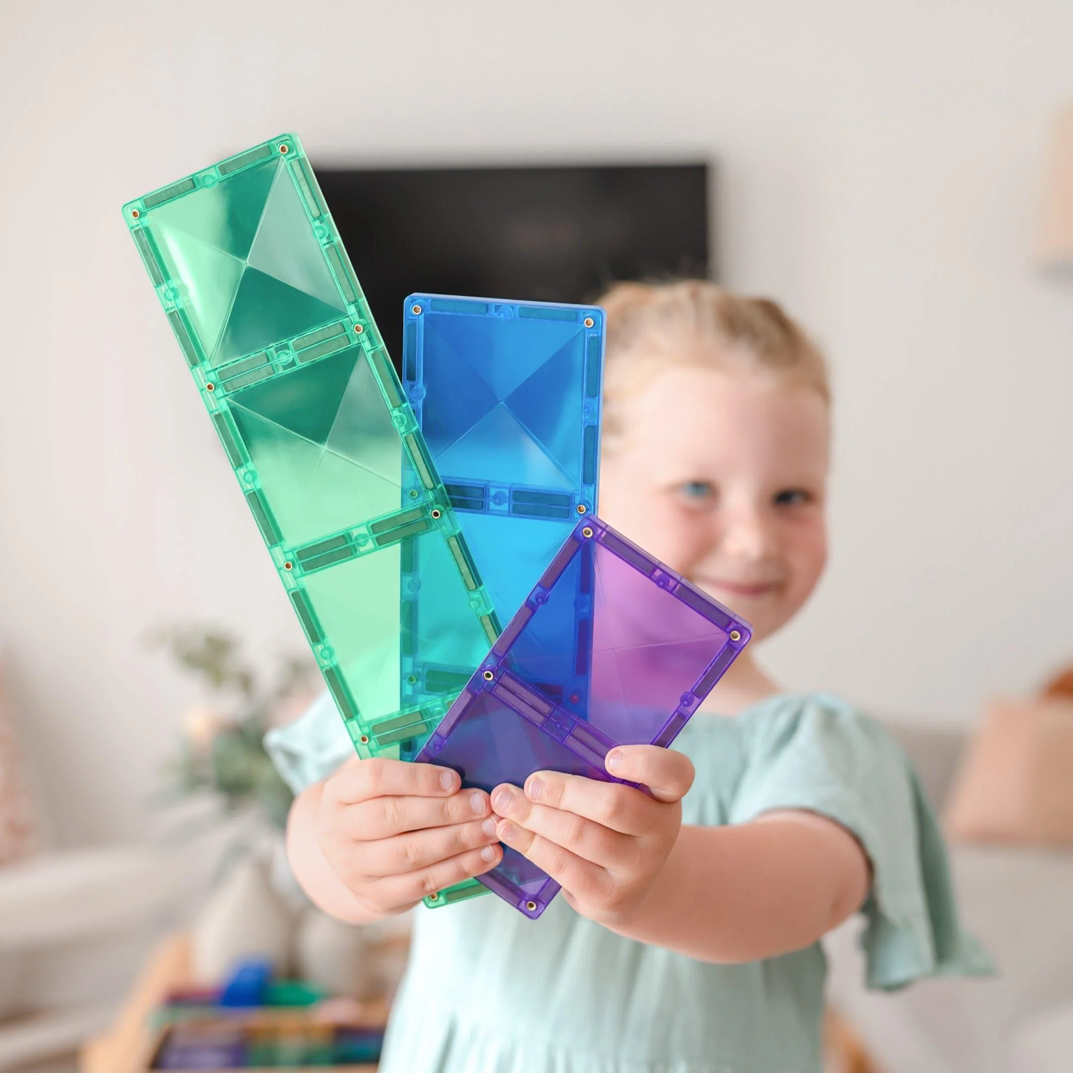 Connetix Rainbow Rectangle Pack 18pc - Image 5
