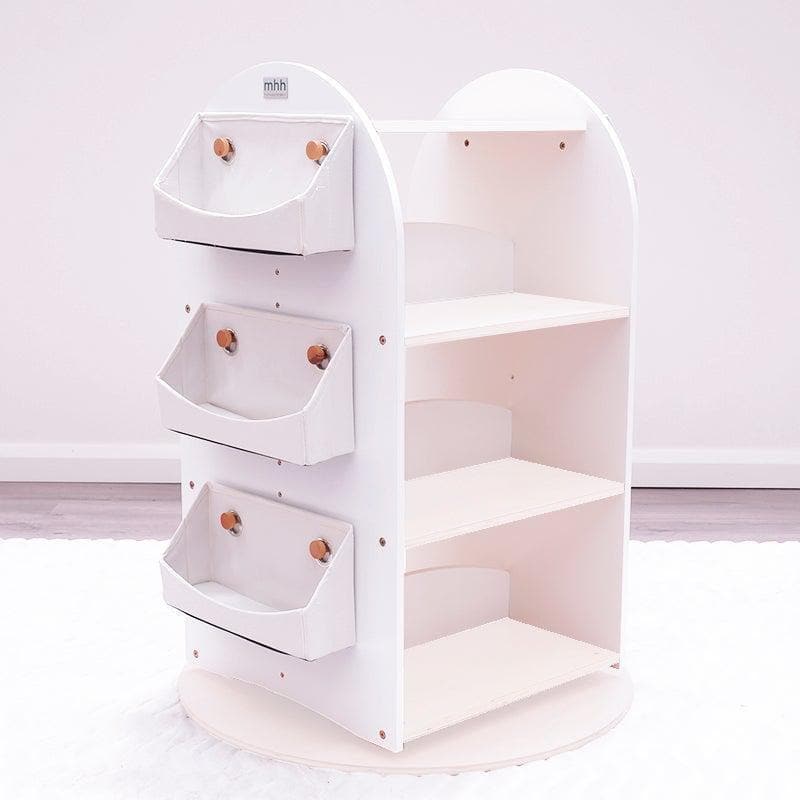 SCRATCH AND DENT Rotating Bookshelf - Image 5