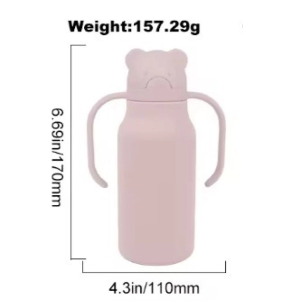 Silicone Water Bottle Mauve - Image 2