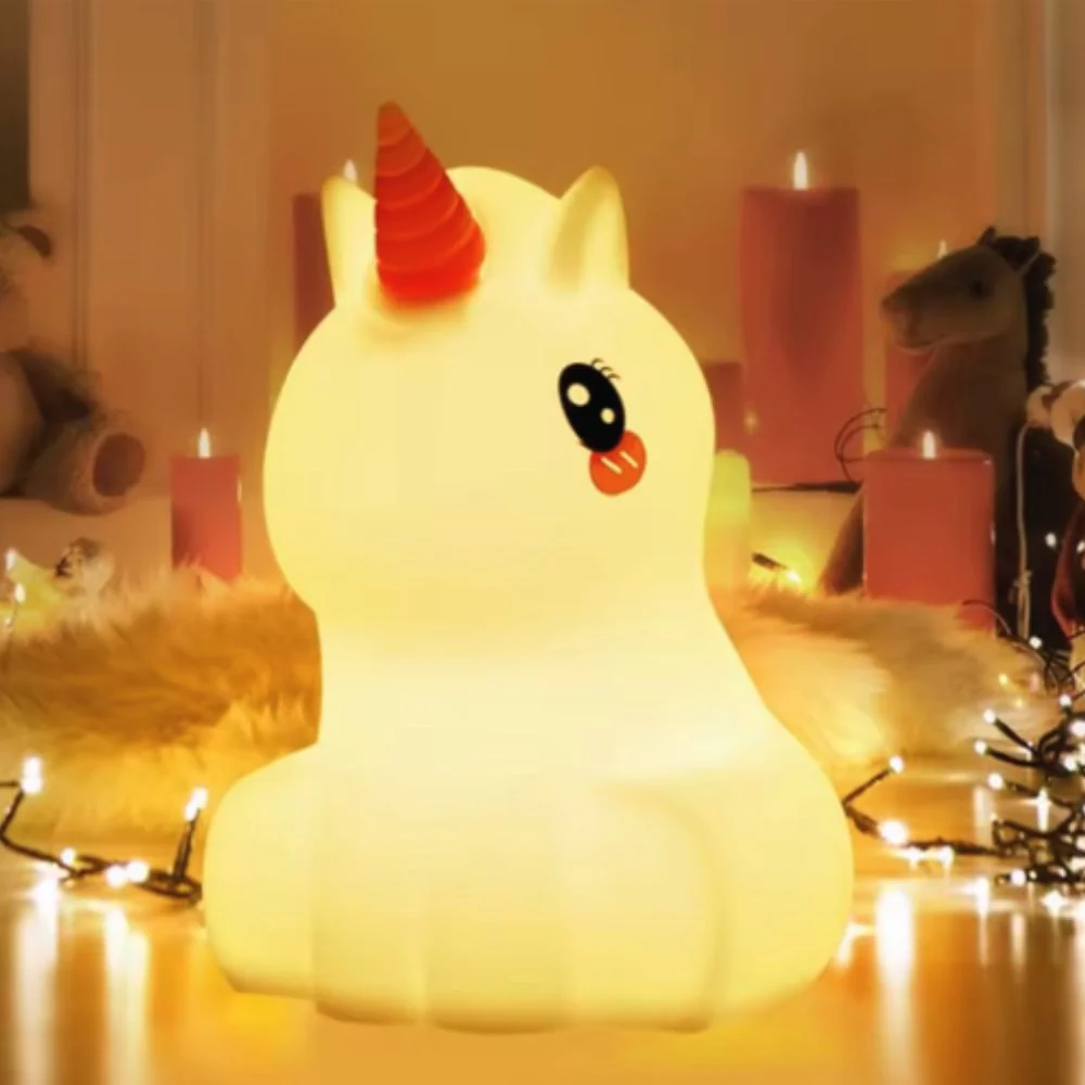 Slumber Friends Rechargeable Bluetooth Night Light -Unicorn - Image 2