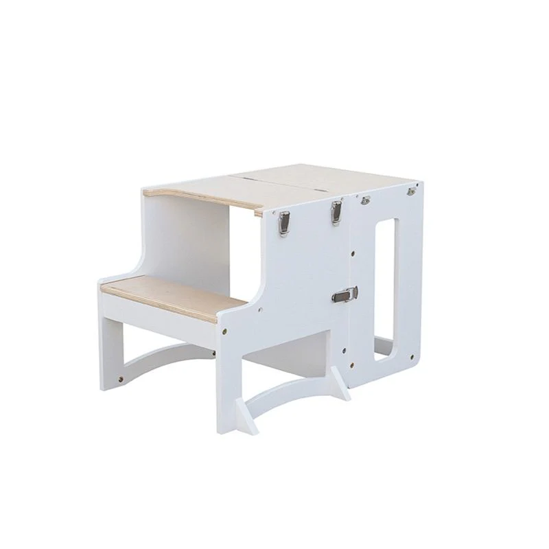 TAVOLO II Convertible Tower - White and Varnish - Image 4