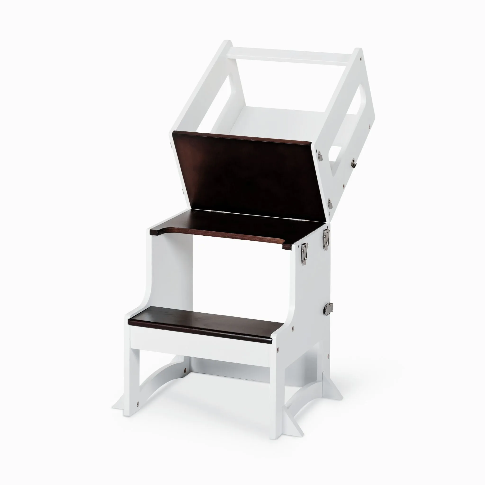 TAVOLO II Convertible Learning Tower - White Walnut - Image 2
