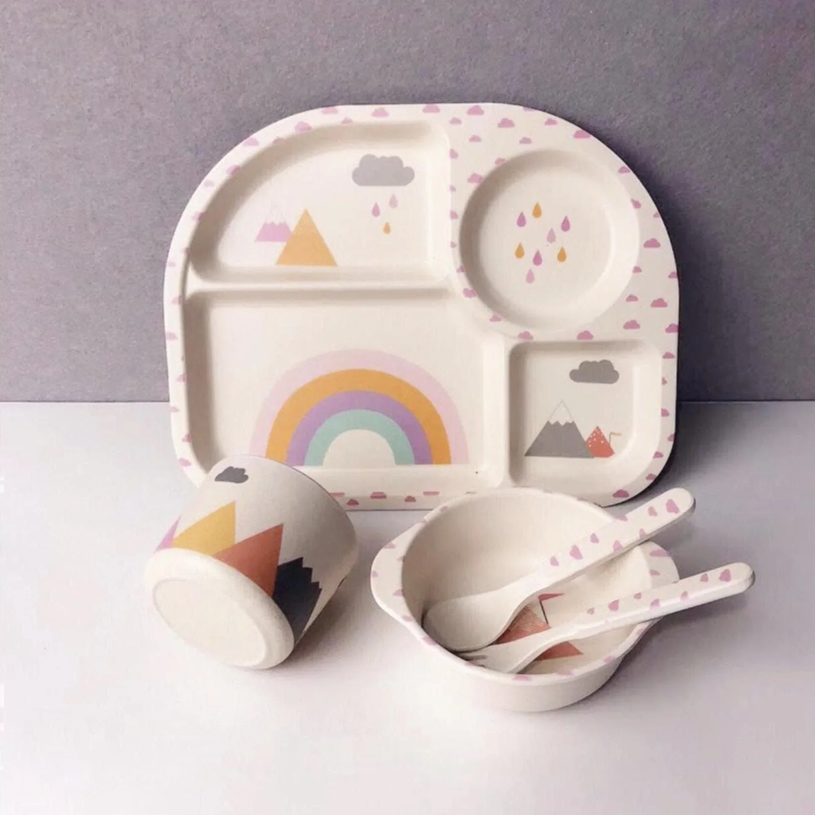 Toddler Rainbow Bowl Set - Image 3