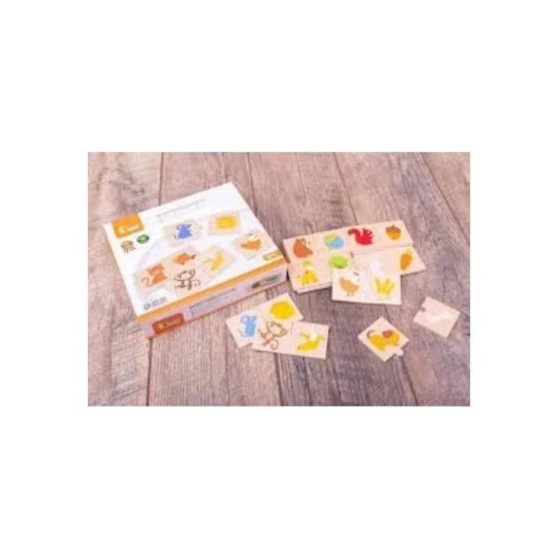 Viga Animals Feeding Puzzle Set - Image 2