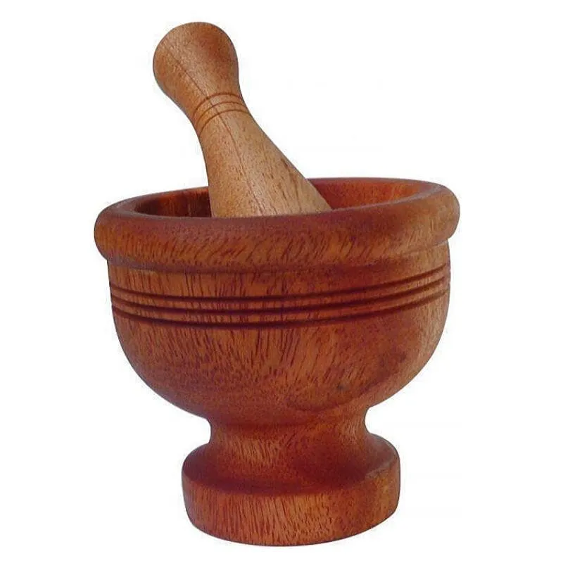 Wooden Pestle and Mortar - Image 3